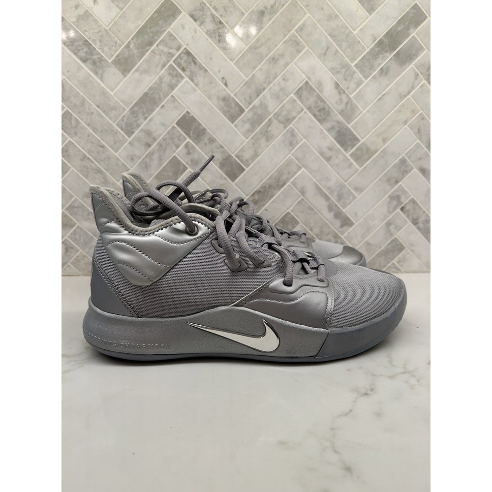 Nike PG3 X Nasa Apollo 50th Anniversary Armstrong CI2666-001 Silver Men Size 8.5